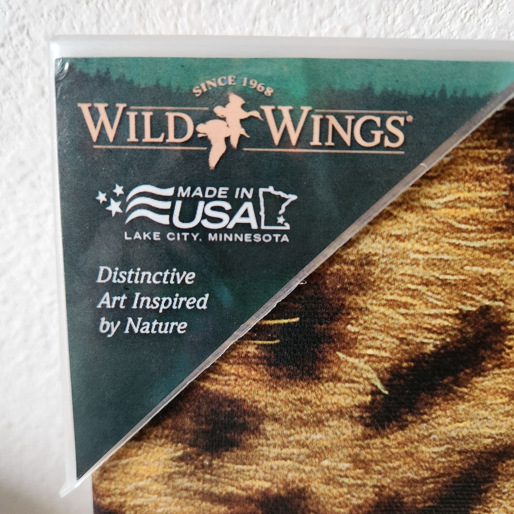 Wild Wings Leopard Print Canvas Wall Art